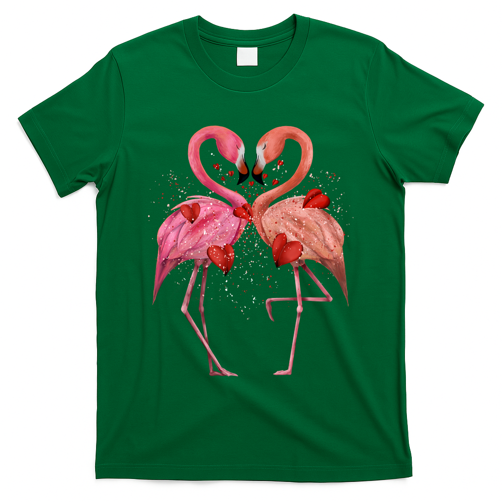 Valentine Flamingos T-Shirt