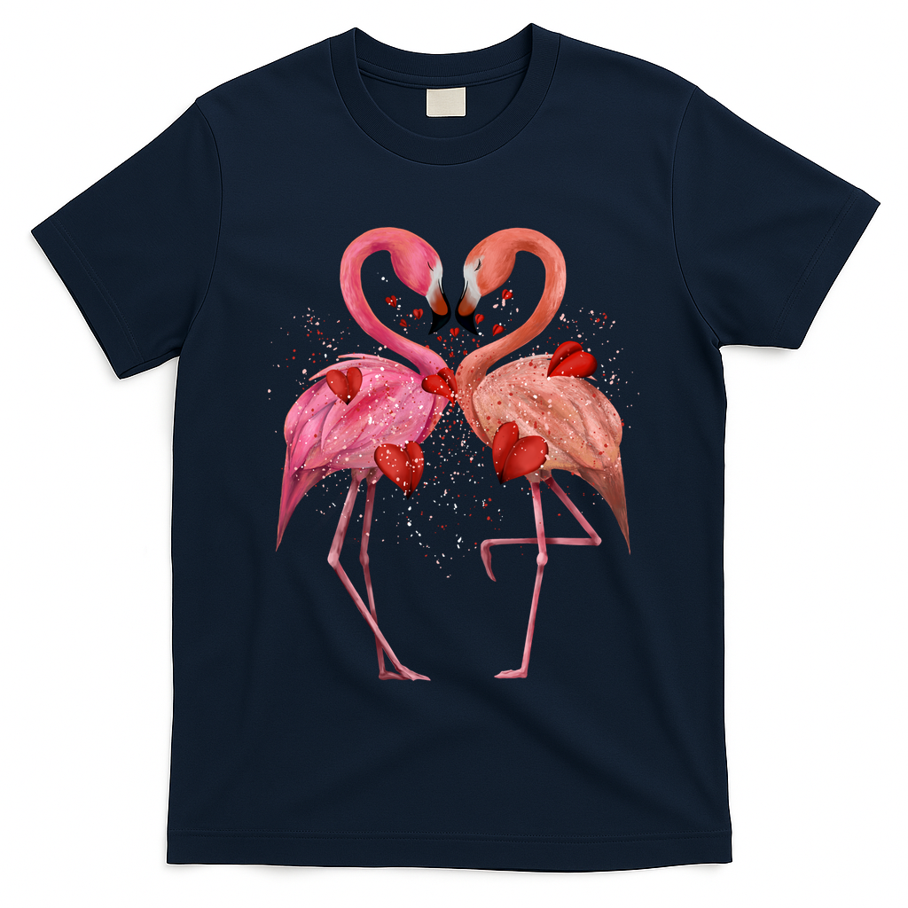Valentine Flamingos T-Shirt