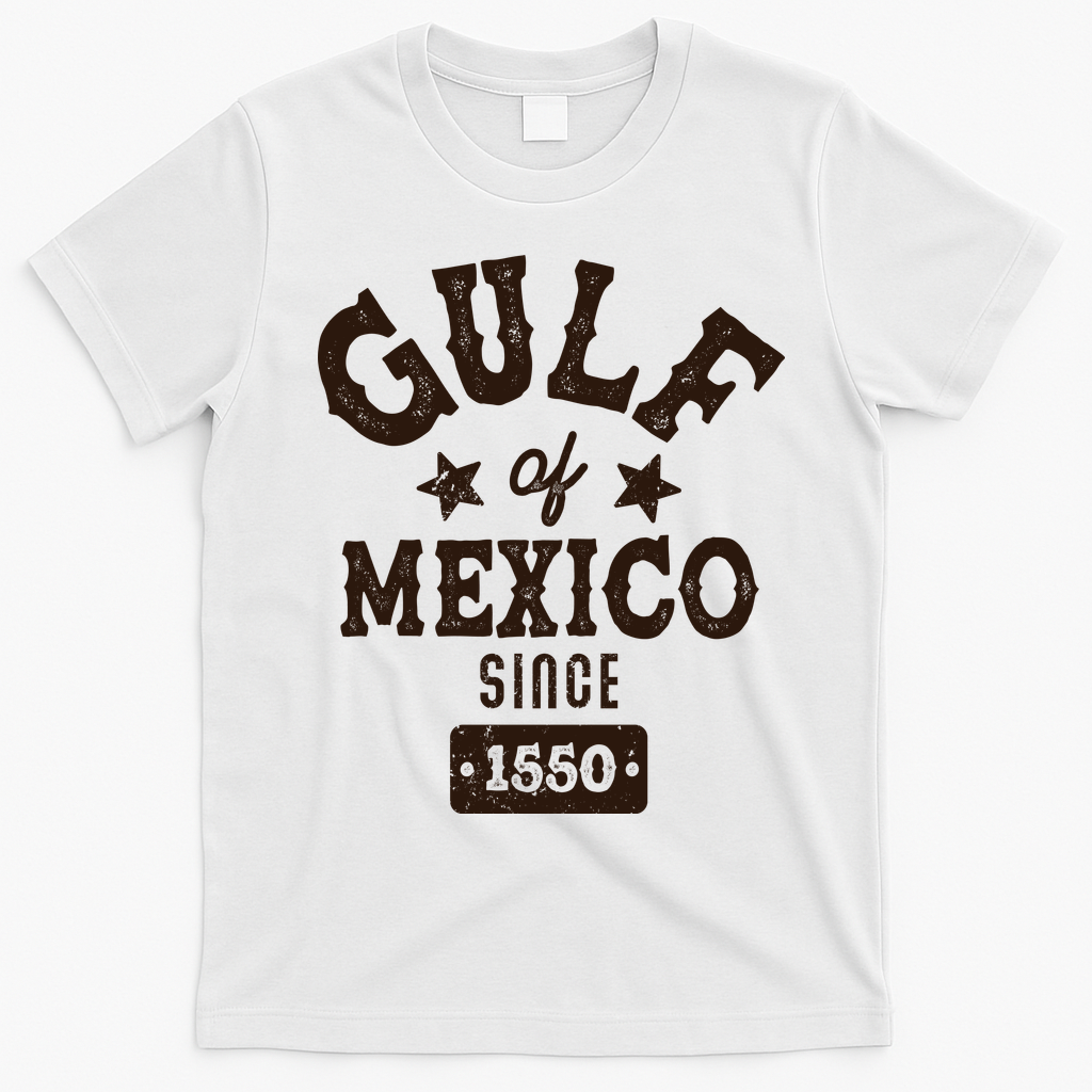 Vintage Gulf Of Mexico Since 1550 T-Shirt - White