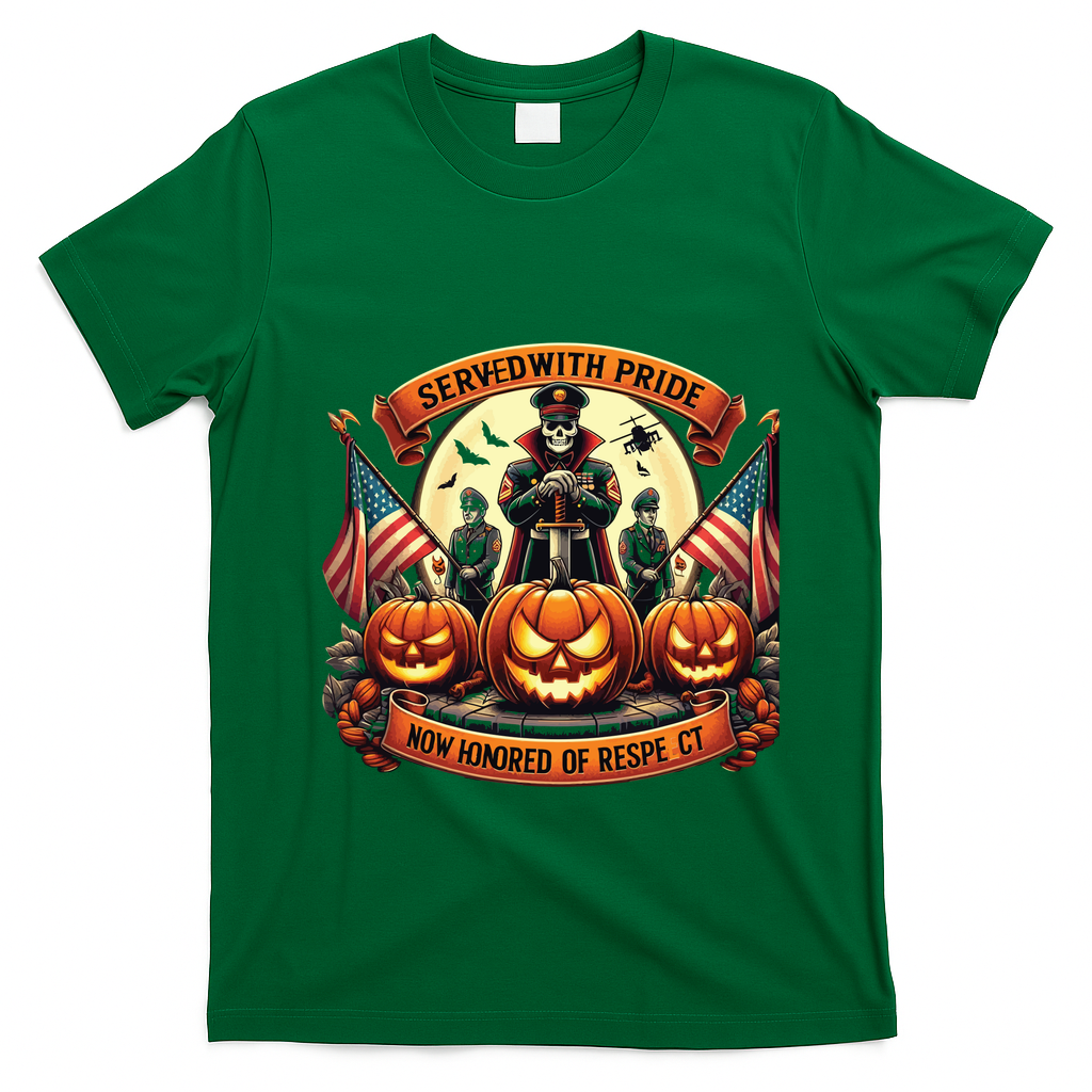 Veterans Halloween T-Shirt - Irish Green