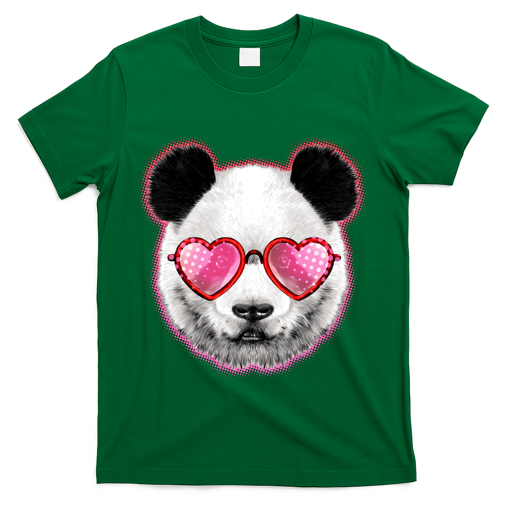 Valentine Panda Love Shades T-Shirt