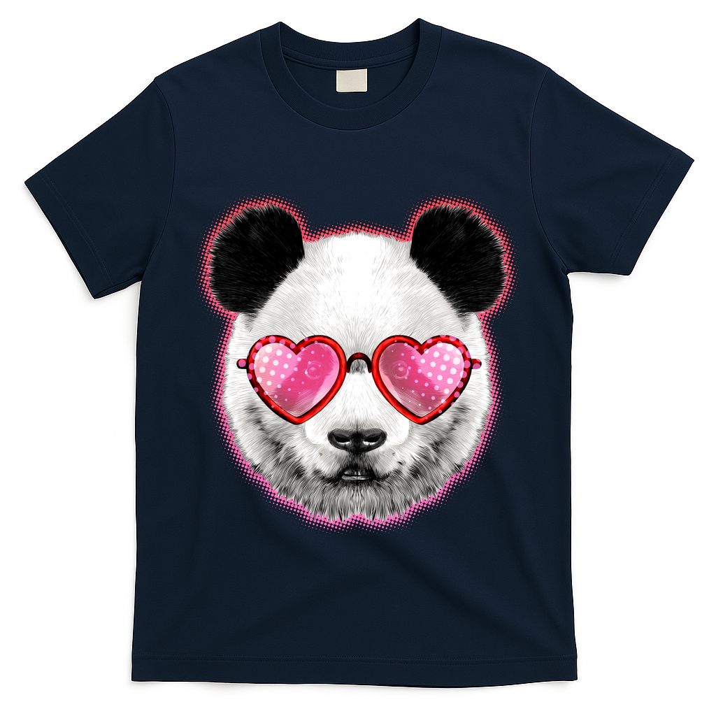 Valentine Panda Love Shades T-Shirt