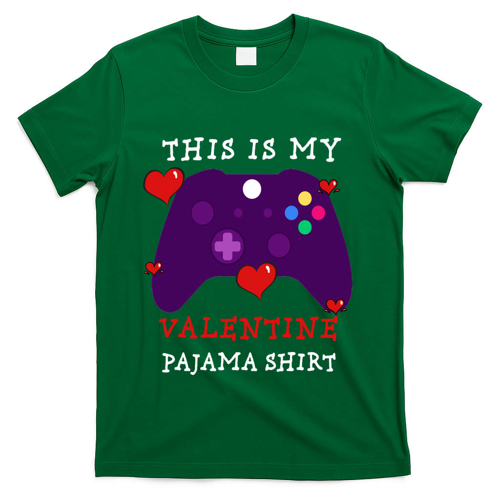 Video Games This Is My Valentine Pajama T-Shirt