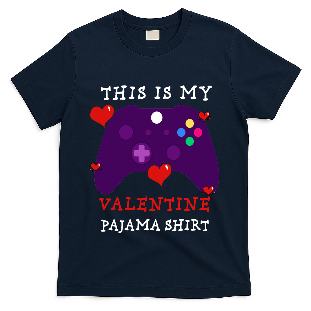 Video Games This Is My Valentine Pajama T-Shirt