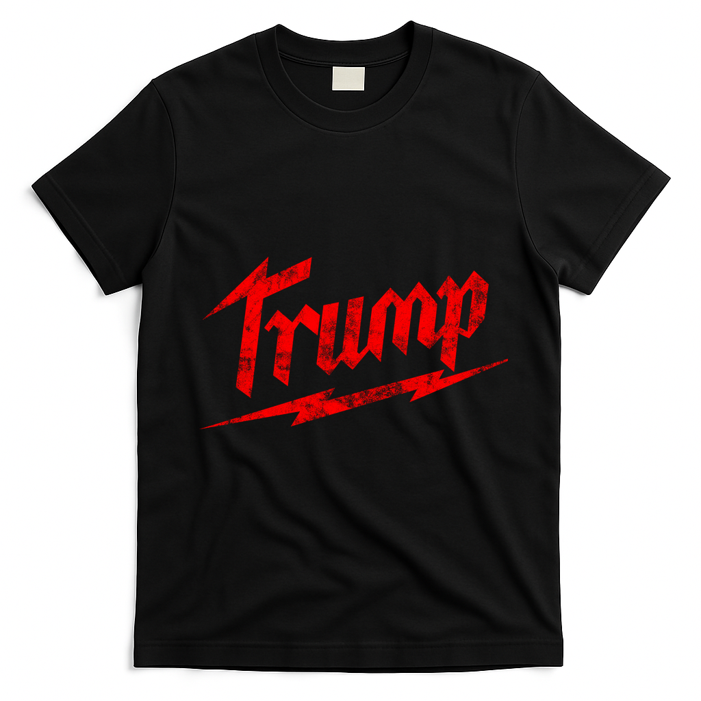 Vintage Trump Lightening Style T-Shirt - Black