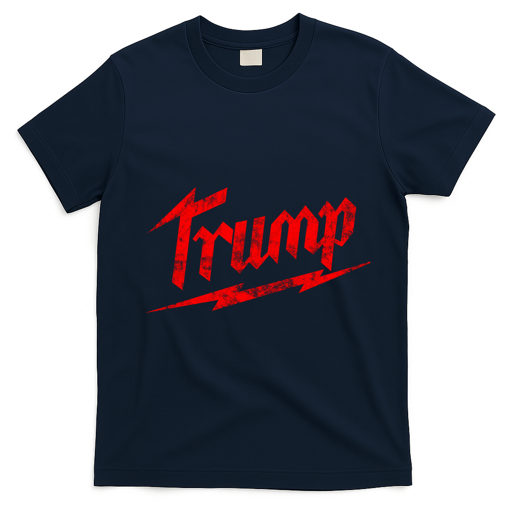 Vintage Trump Lightening Style T-Shirt - Navy Blue