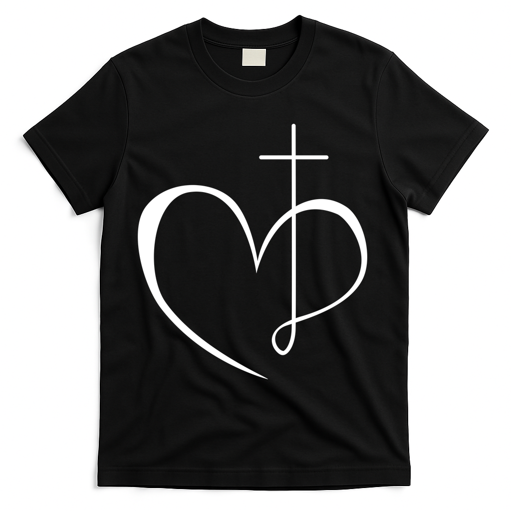 Walking By Faith Tripping Constantly Front And Back T-Shirt - Black