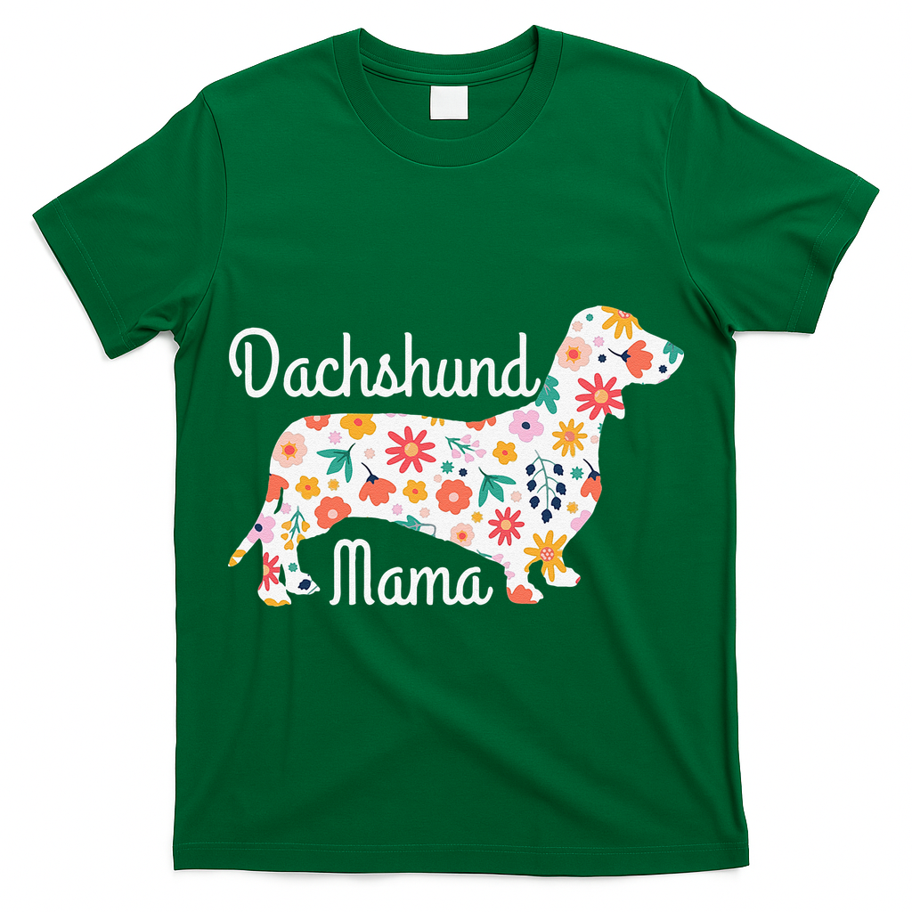 Womens Dachshund Mama Wiener Dog Doxie Mom Funny Cute Gift Cute T-Shirt