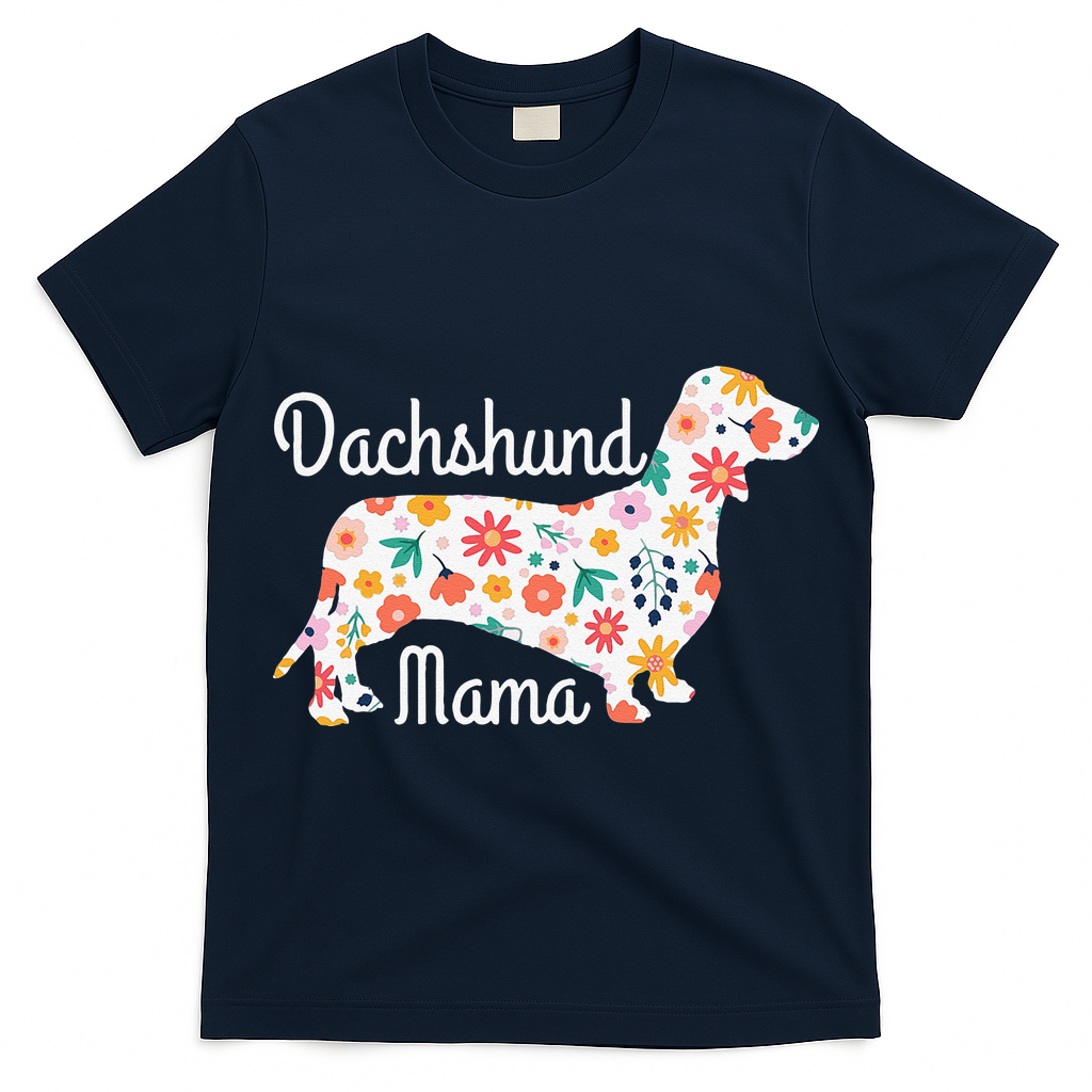 Womens Dachshund Mama Wiener Dog Doxie Mom Funny Cute Gift Cute T-Shirt