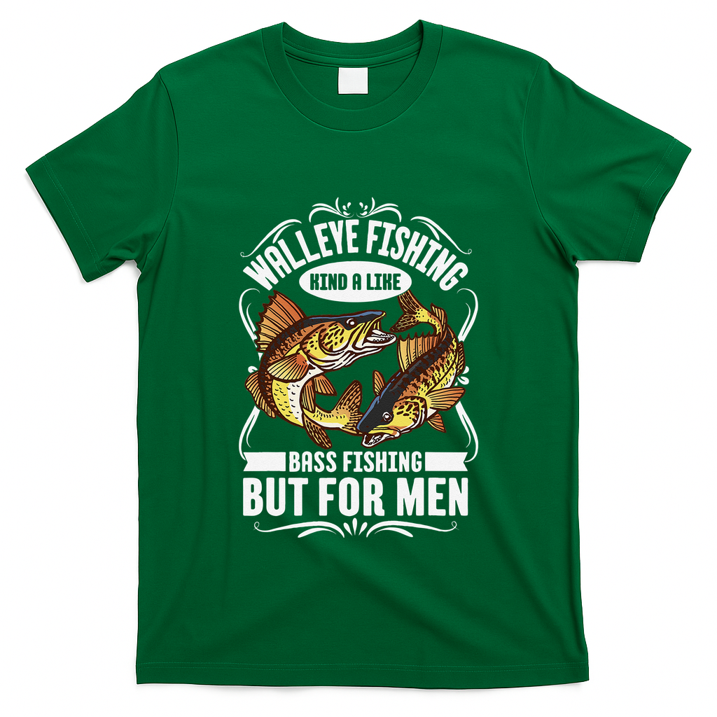 Walleye Fishing Kind A Like Bass Fishing But For T-Shirt