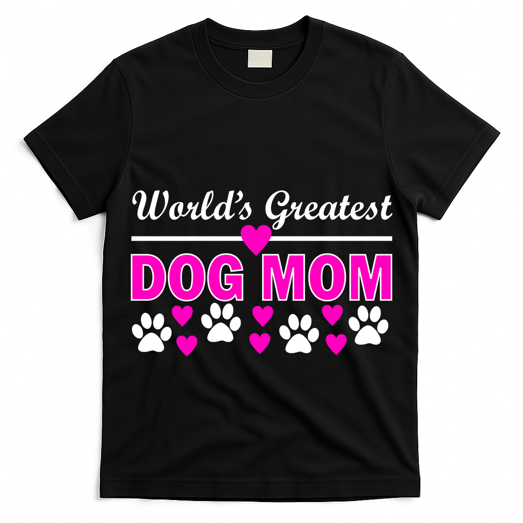 World's Greatest Dog Mom T-Shirt