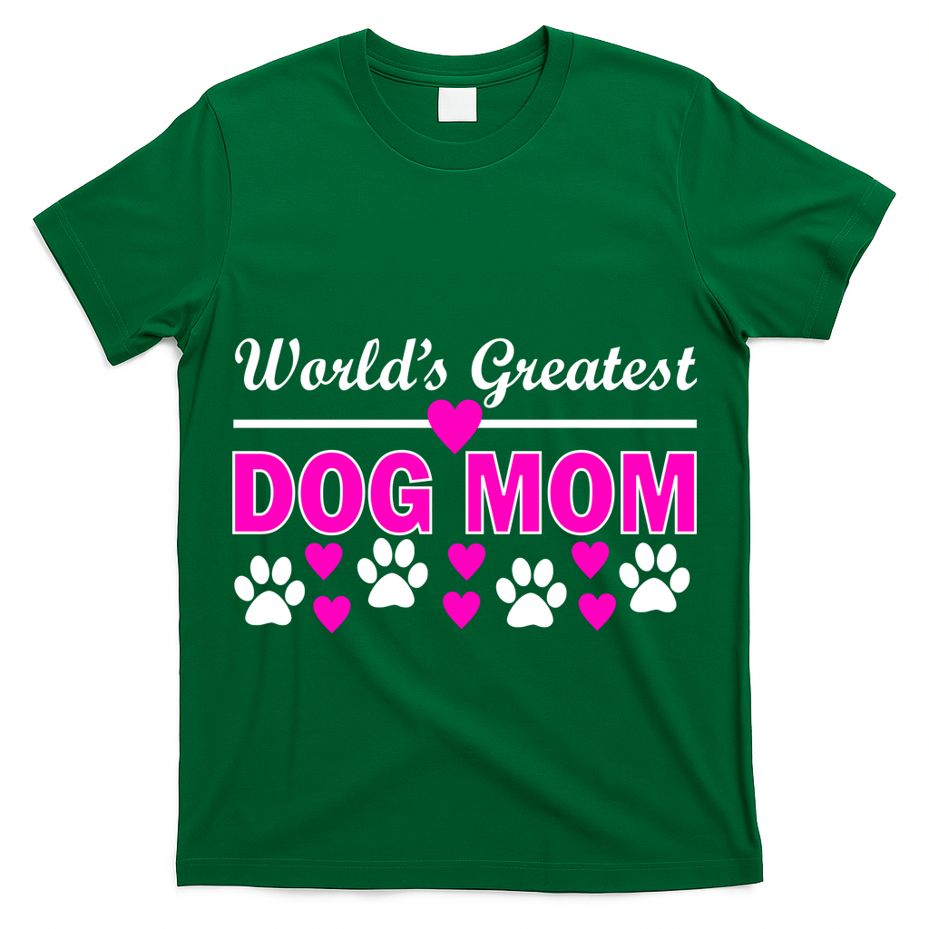 World's Greatest Dog Mom T-Shirt