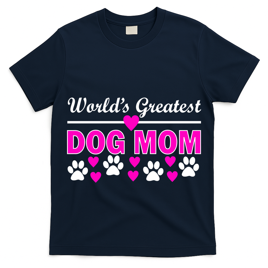 World's Greatest Dog Mom T-Shirt