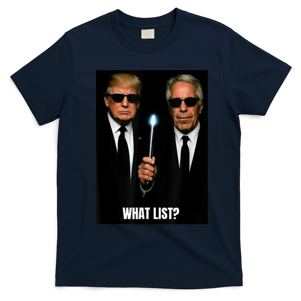 What List Funny Trump T-Shirt - Navy Blue