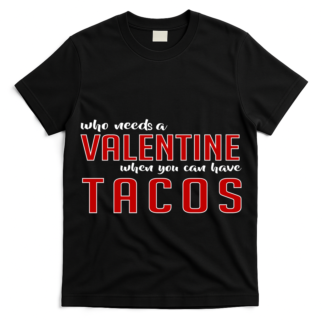 Who Needs A Valentine When You Can Have Tacos T-Shirt