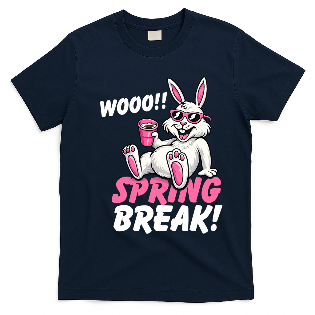 WOO Sring Break T-Shirt - Navy