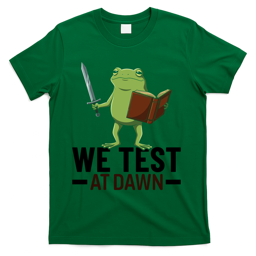 We Test At Dawn T-Shirt - Green