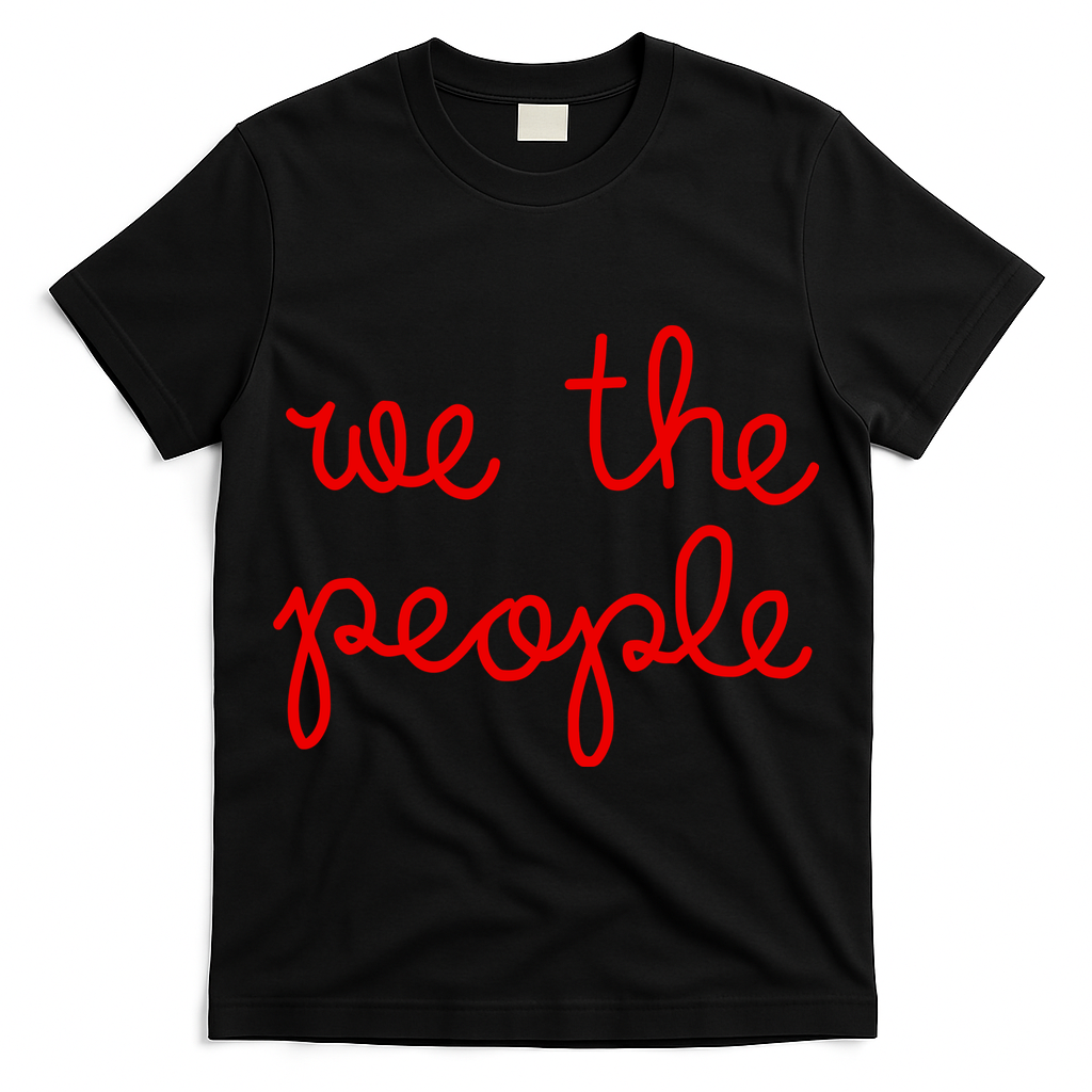 We The People Nicolle Wallace Red Imprint T-Shirt
