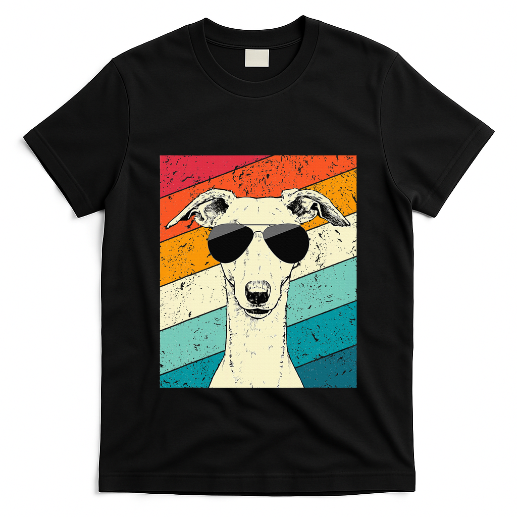 Whippet With Sunglasses Dog Lovers T-Shirt