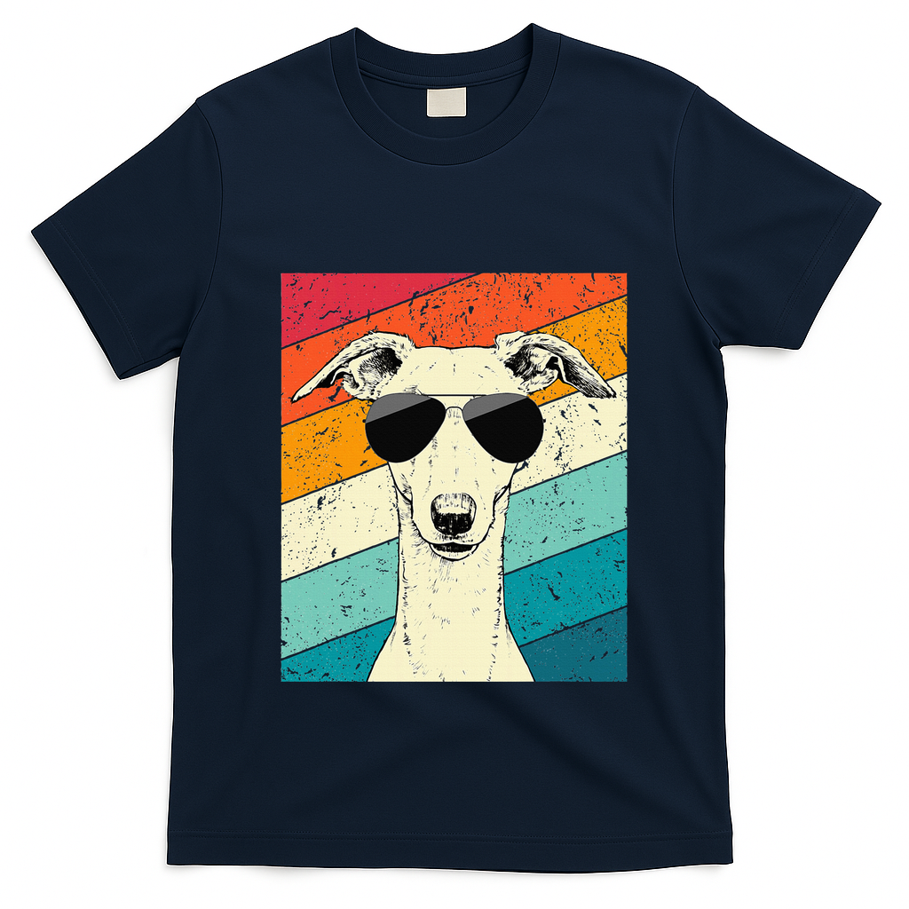 Whippet With Sunglasses Dog Lovers T-Shirt