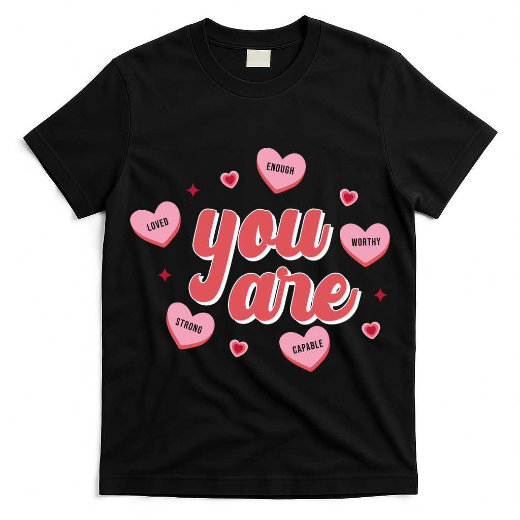 You Are Self Love Hearts T-Shirt