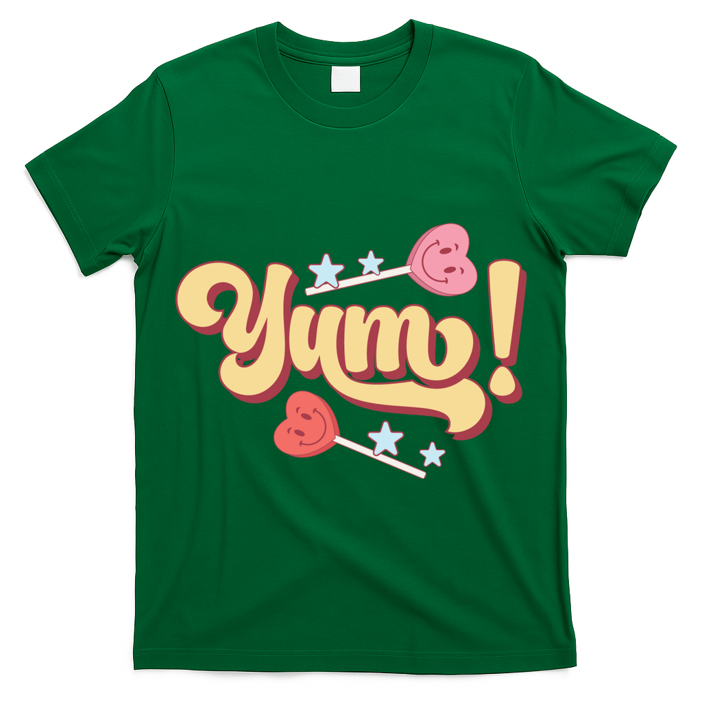 Yum Candy Heart Gift For Valentine Day T-Shirt