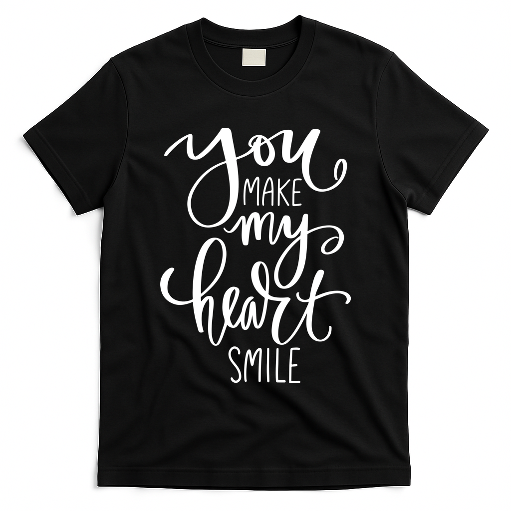 You Make My Heart Smile Cute Gift T-Shirt