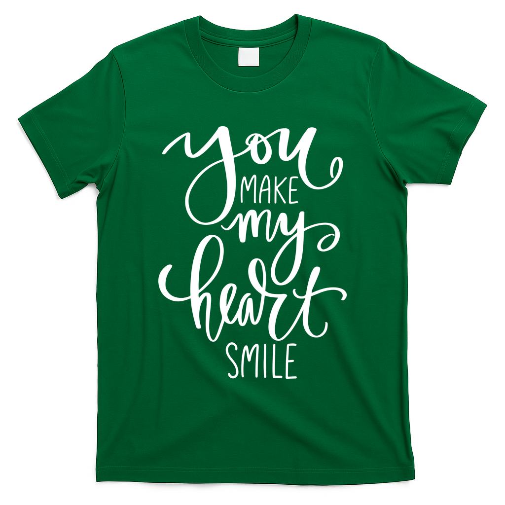 You Make My Heart Smile Cute Gift T-Shirt