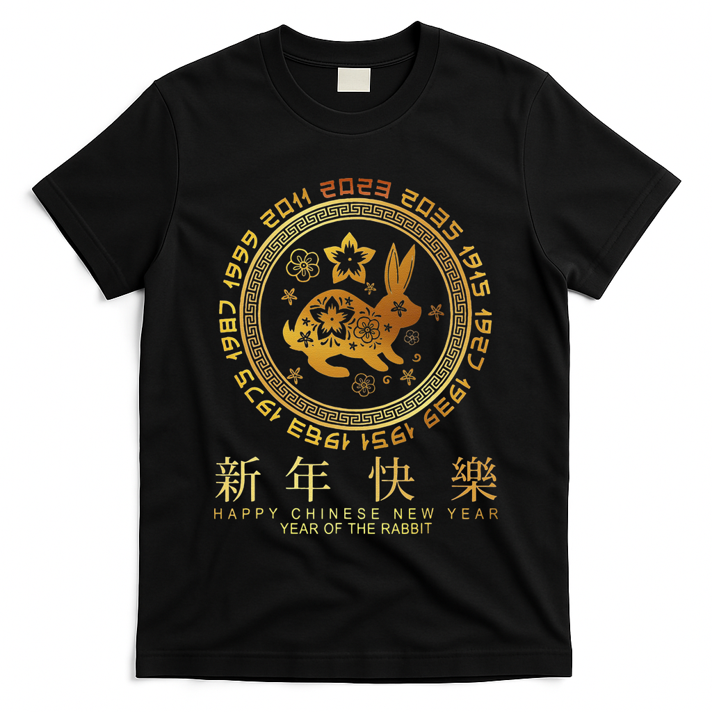 Year Of The Rabbit Chinese Zodiac Chinese New Year T-Shirt