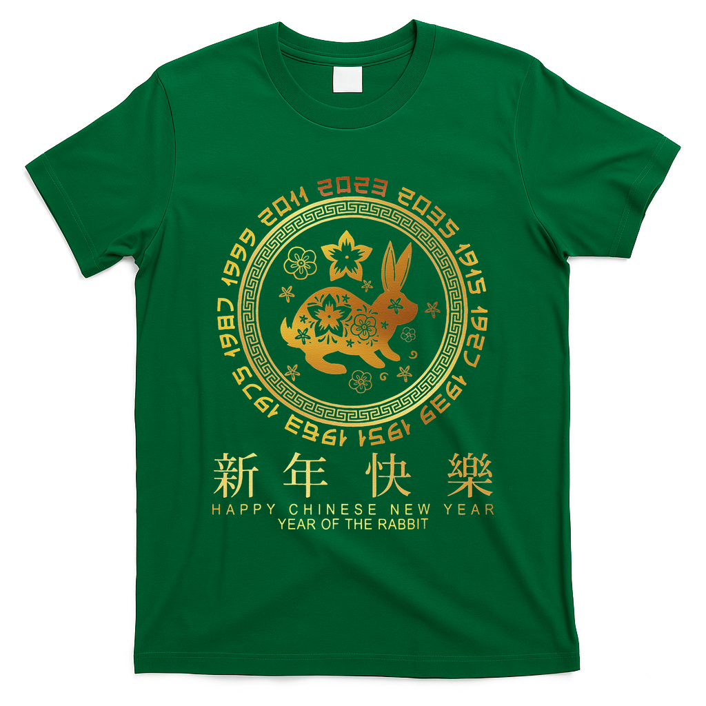 Year Of The Rabbit Chinese Zodiac Chinese New Year T-Shirt