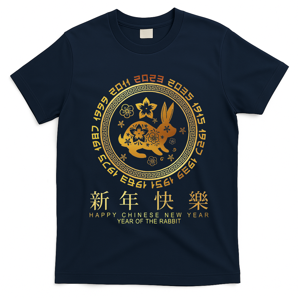 Year Of The Rabbit Chinese Zodiac Chinese New Year T-Shirt