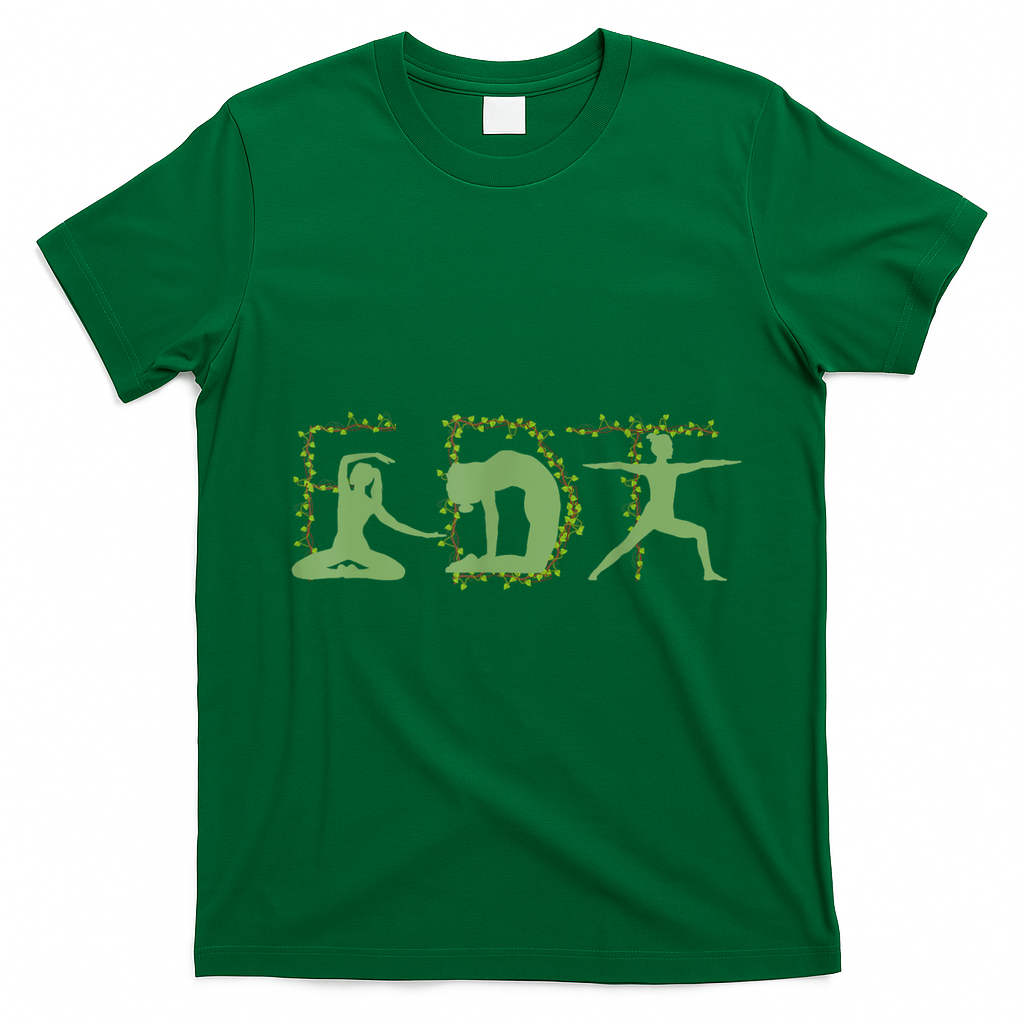 Yoga Subtle Anti Trump Floral Political Not My President T-Shirt - Irish Green