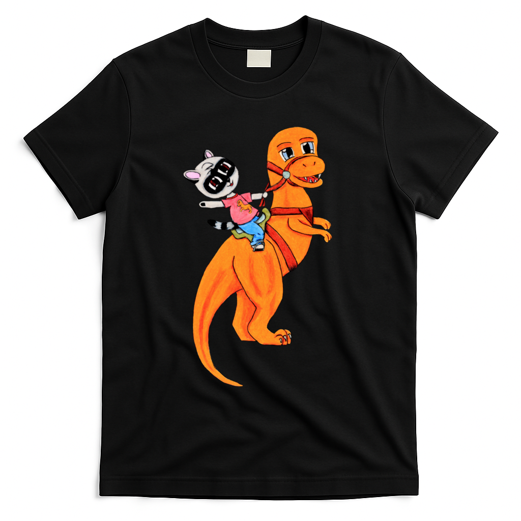 Yeeha Teddy T-Shirt - Black