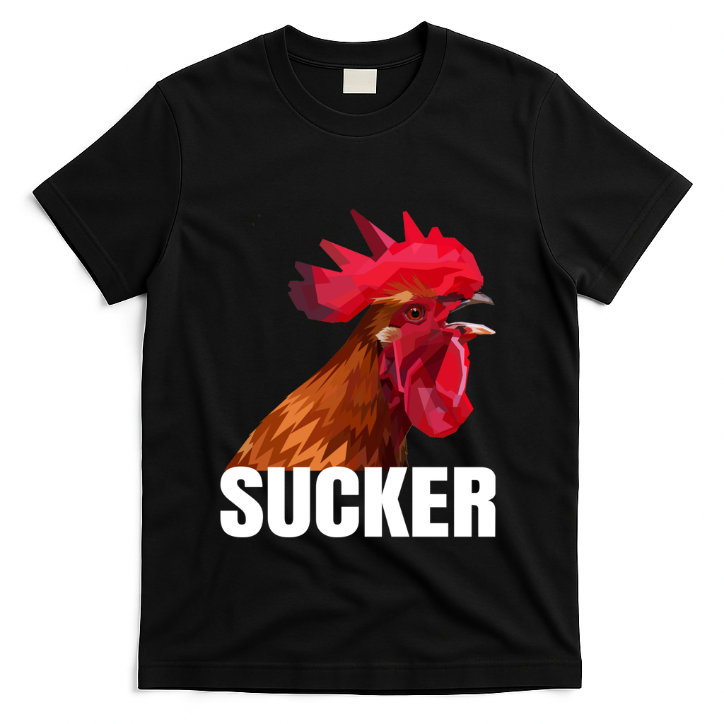 Cock Sucker Funny Rooster Joke T-Shirt
