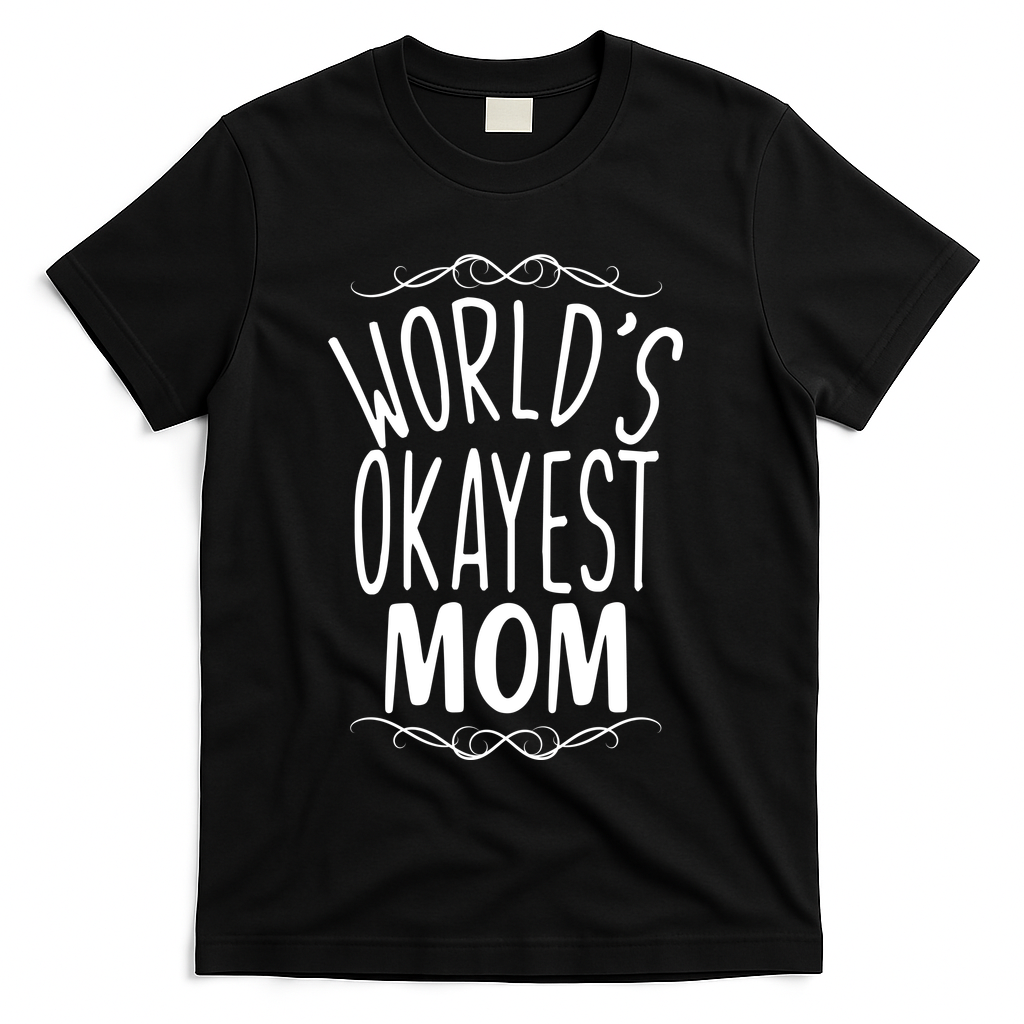 World's Okayest Mom T-Shirt