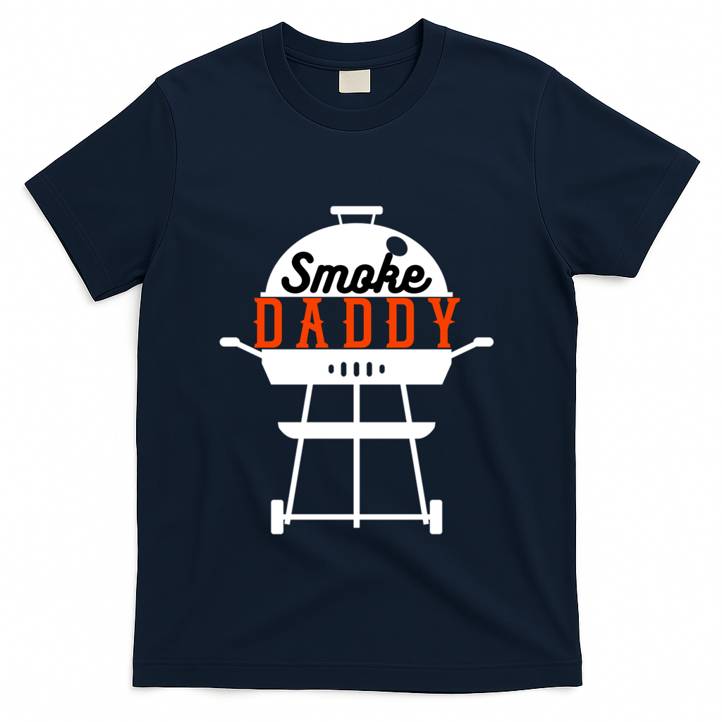 Smoky Daddy Bbq Grill Party Present Gift T-Shirt