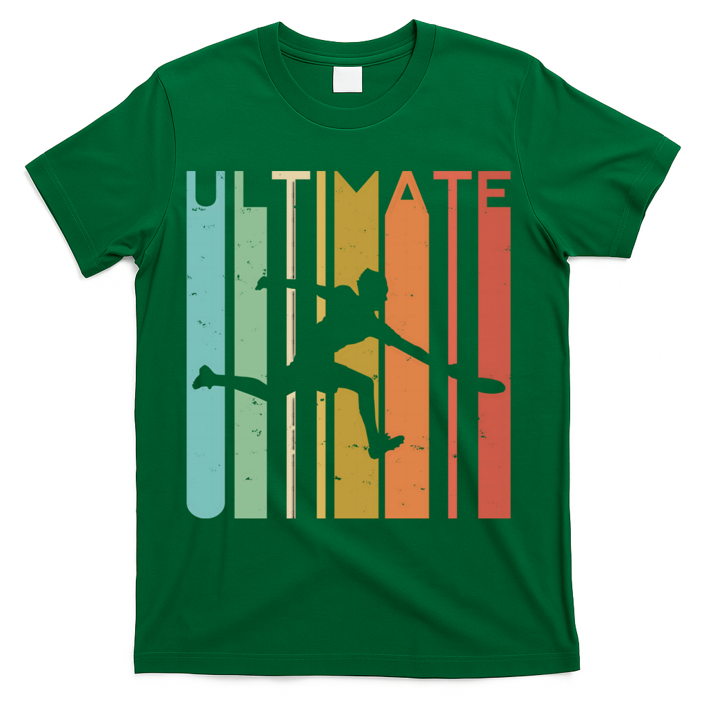 Ultimate Frisbee Retro Player Flying Disc College Cute Gift T-Shirt