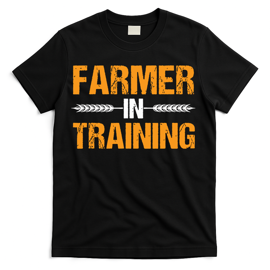 Funny Farmer In Training Apparel Farm Farming T-Shirt