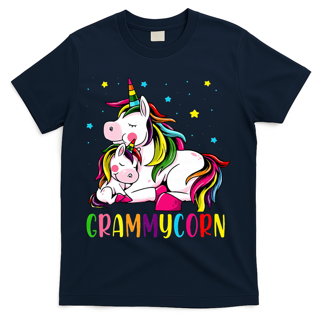 Womens Funny Grammycorn Unicorn Costume Grammy Mom Mother's Day T-Shirt