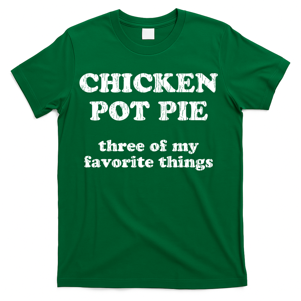 Chicken Pot Pie Three Of My Favorite Things T-Shirt