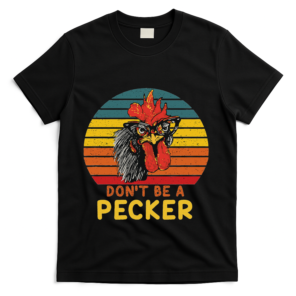 DonT Be A Pecker Funny Chicken Saying For Peckers Lover T-Shirt