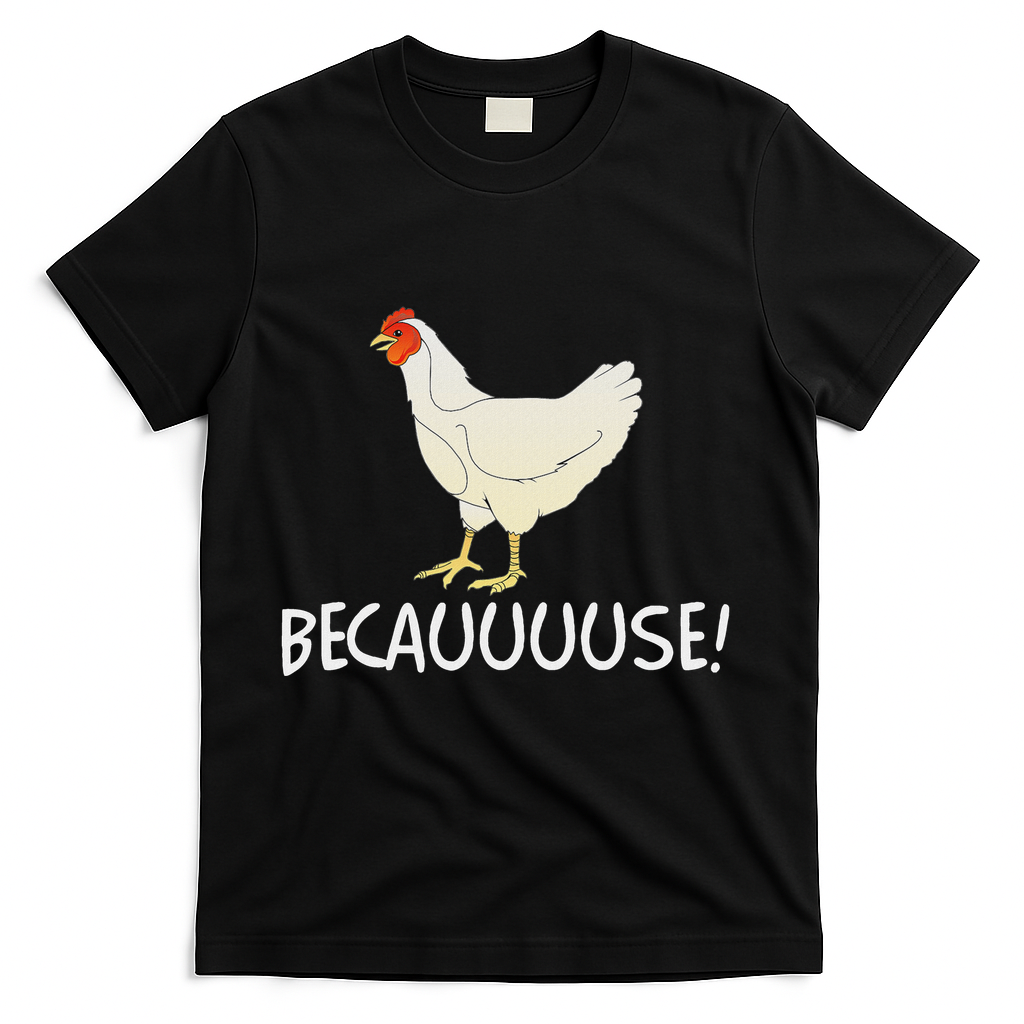 Why Are Chickens So Funny Because Funny Trending Meme T-Shirt