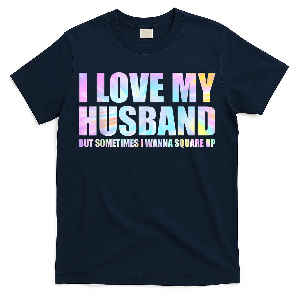I Love My Husband But Sometimes I Wanna Square Up T-Shirt