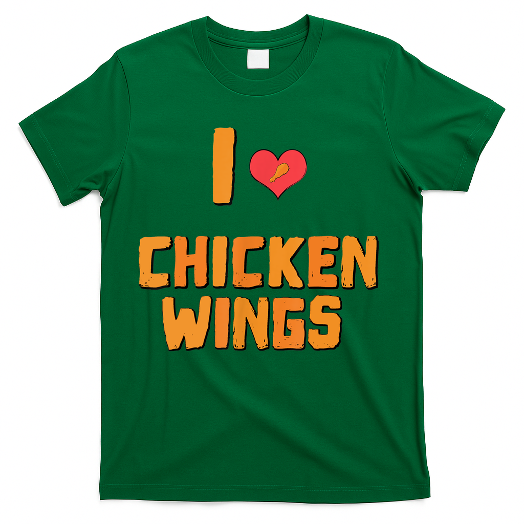 Funny I Love Chicken Wings Gift Fast Food Gift Gift T-Shirt