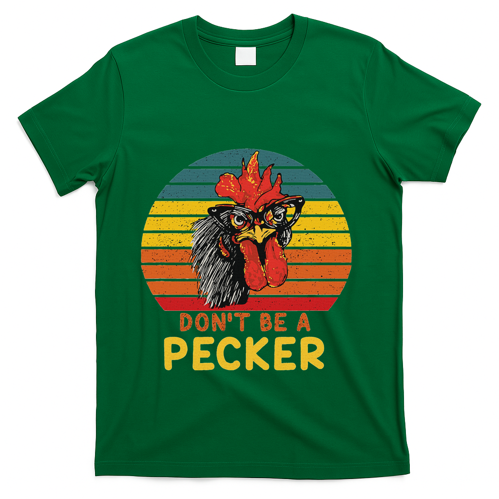 DonT Be A Pecker Funny Chicken Saying For Peckers Lover T-Shirt