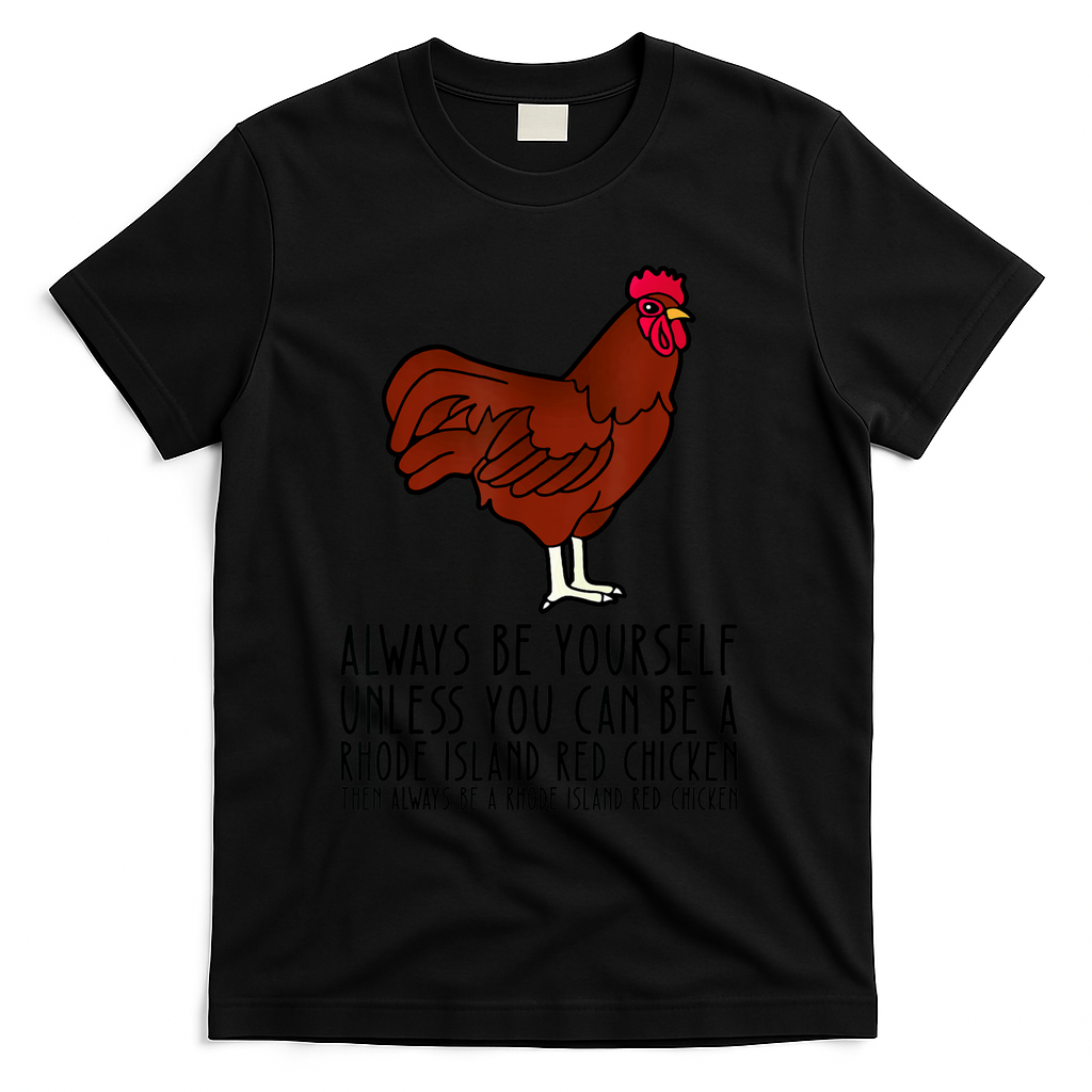 Be Yourself Always And Be A Rhode Island Red Chicken T-Shirt