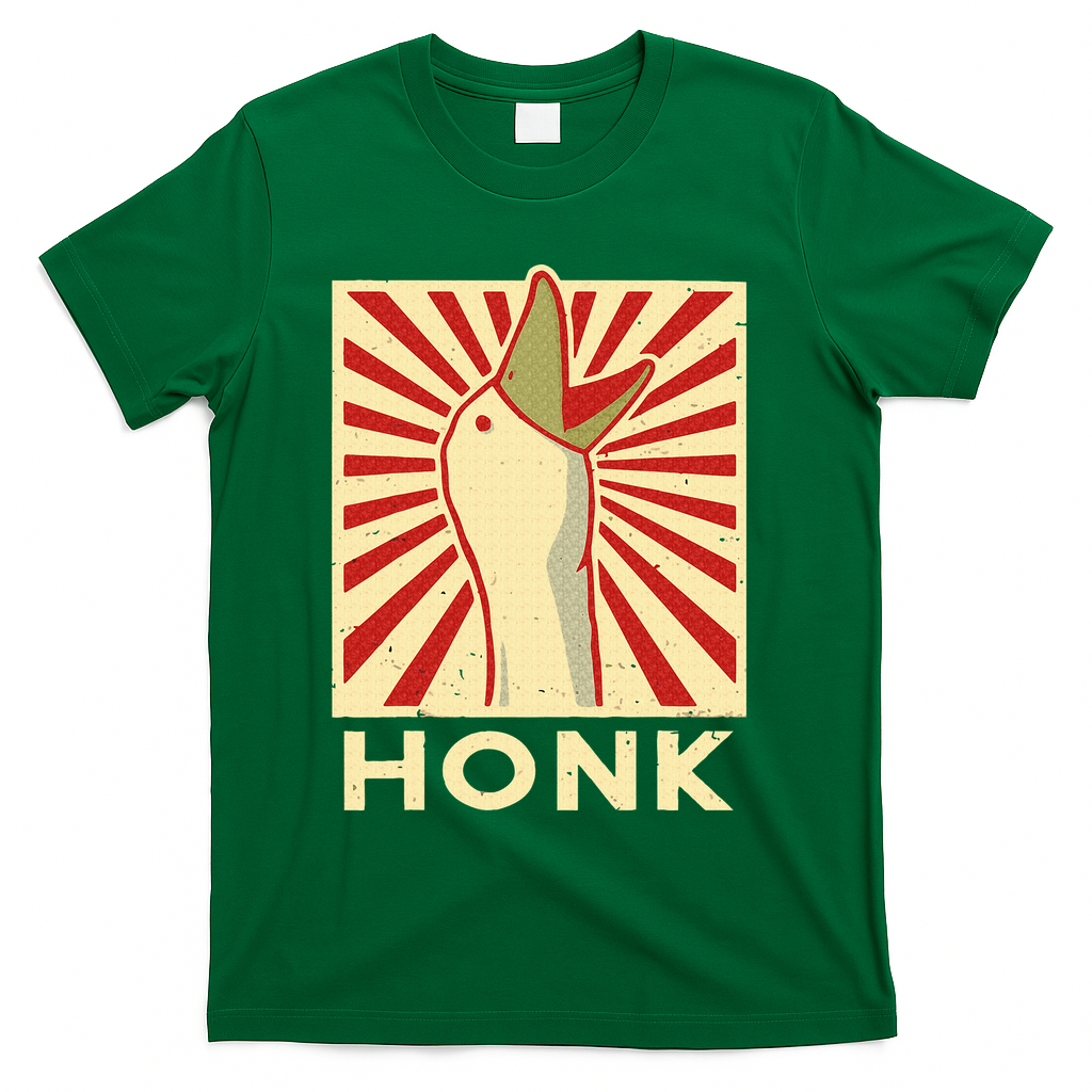 Honk goose  Funny Duck chicken meme Idea  T-Shirt
