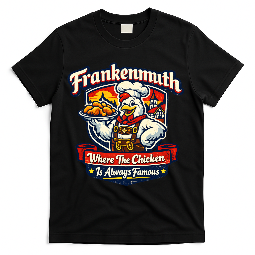 Frankenmuth Chicken Capital Bavarian Fried Chicken Legend T-Shirt