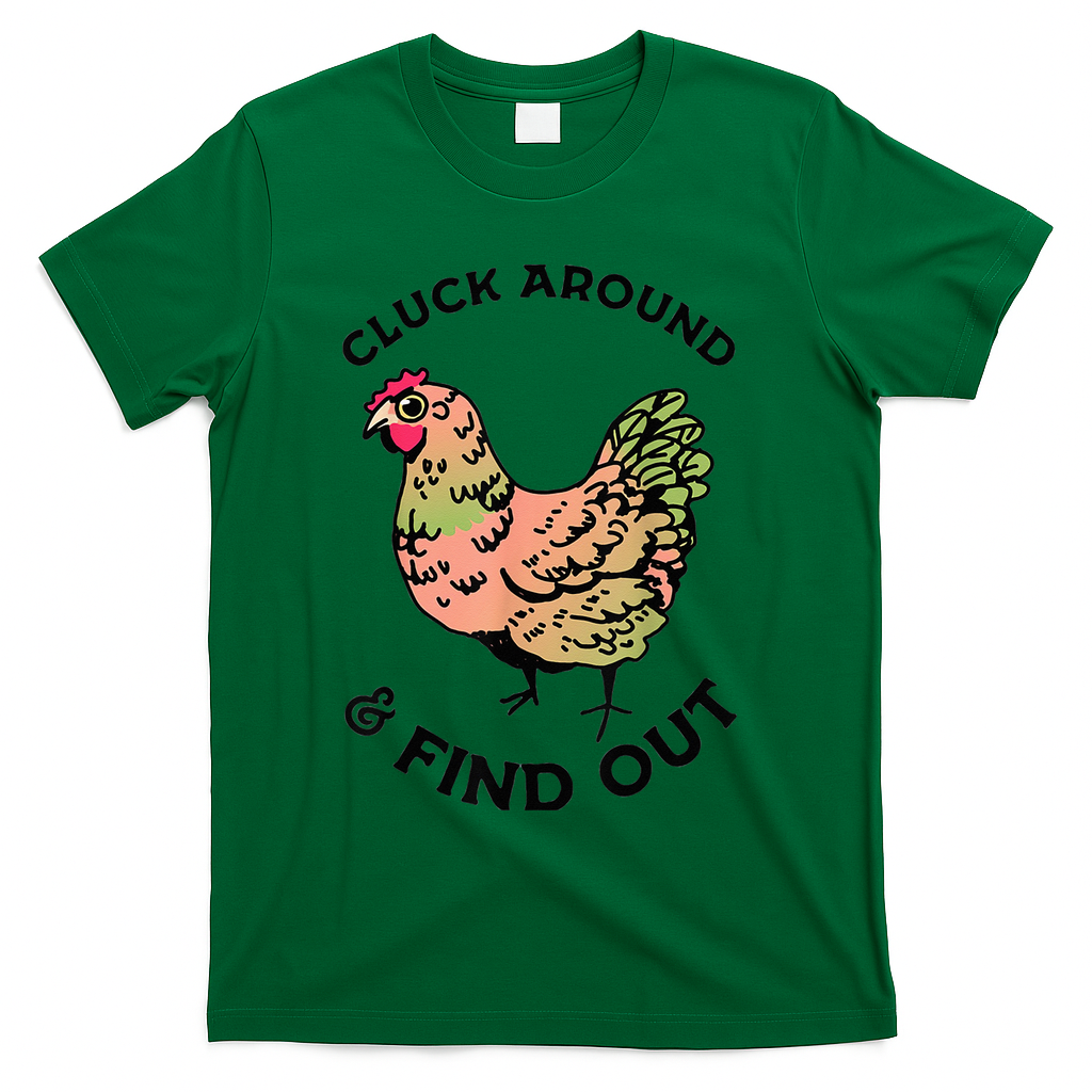 Cluck Around And Find Out Chicken Animals Lover Farmer T-Shirt