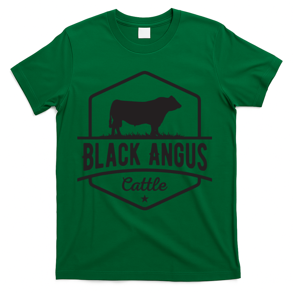 Cow Farmer Black Angus Cattle T-Shirt